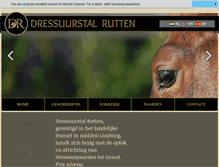 Tablet Screenshot of dressuurstalrutten.nl